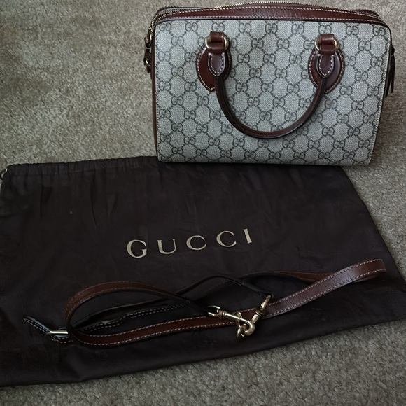 Gucci Supreme GG small Boston satchel - with dust bag! - Picture 2 of 9